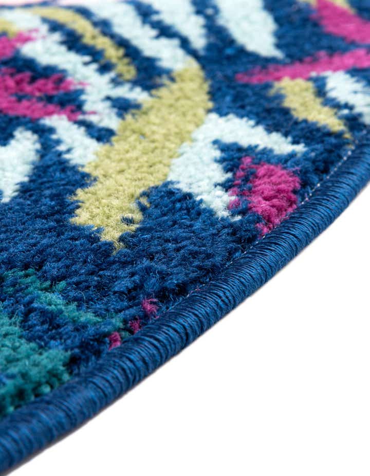 240cm x 240cm Bloom Rund Teppich