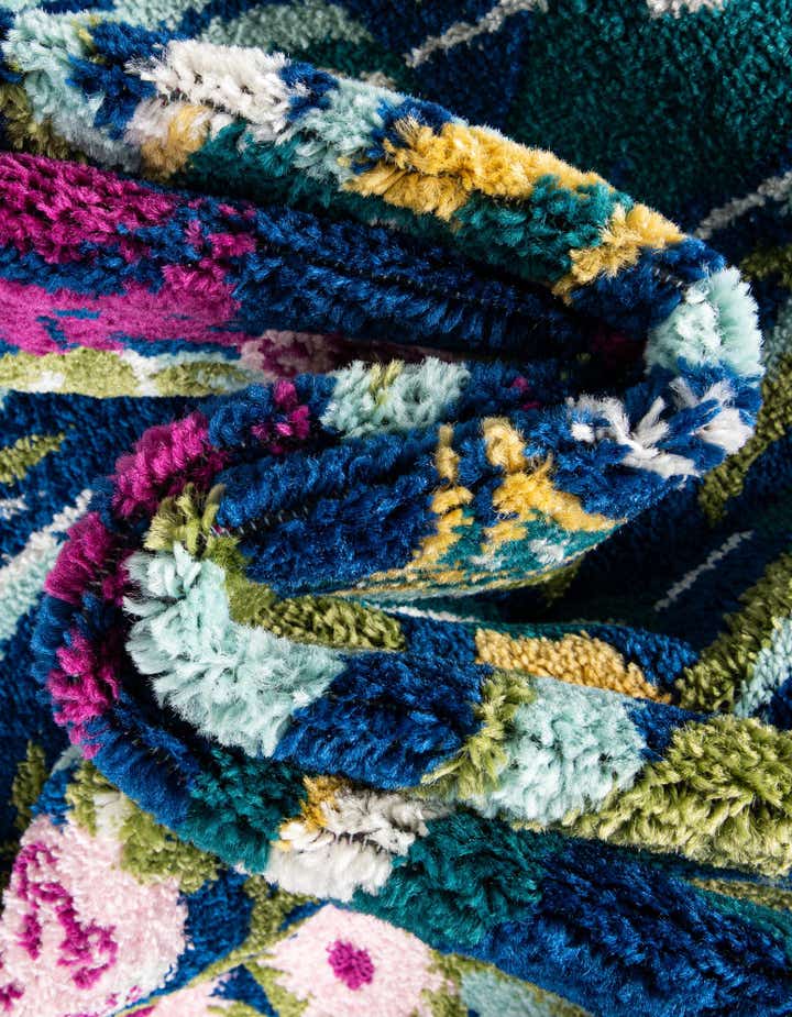 240cm x 240cm Bloom Rund Teppich