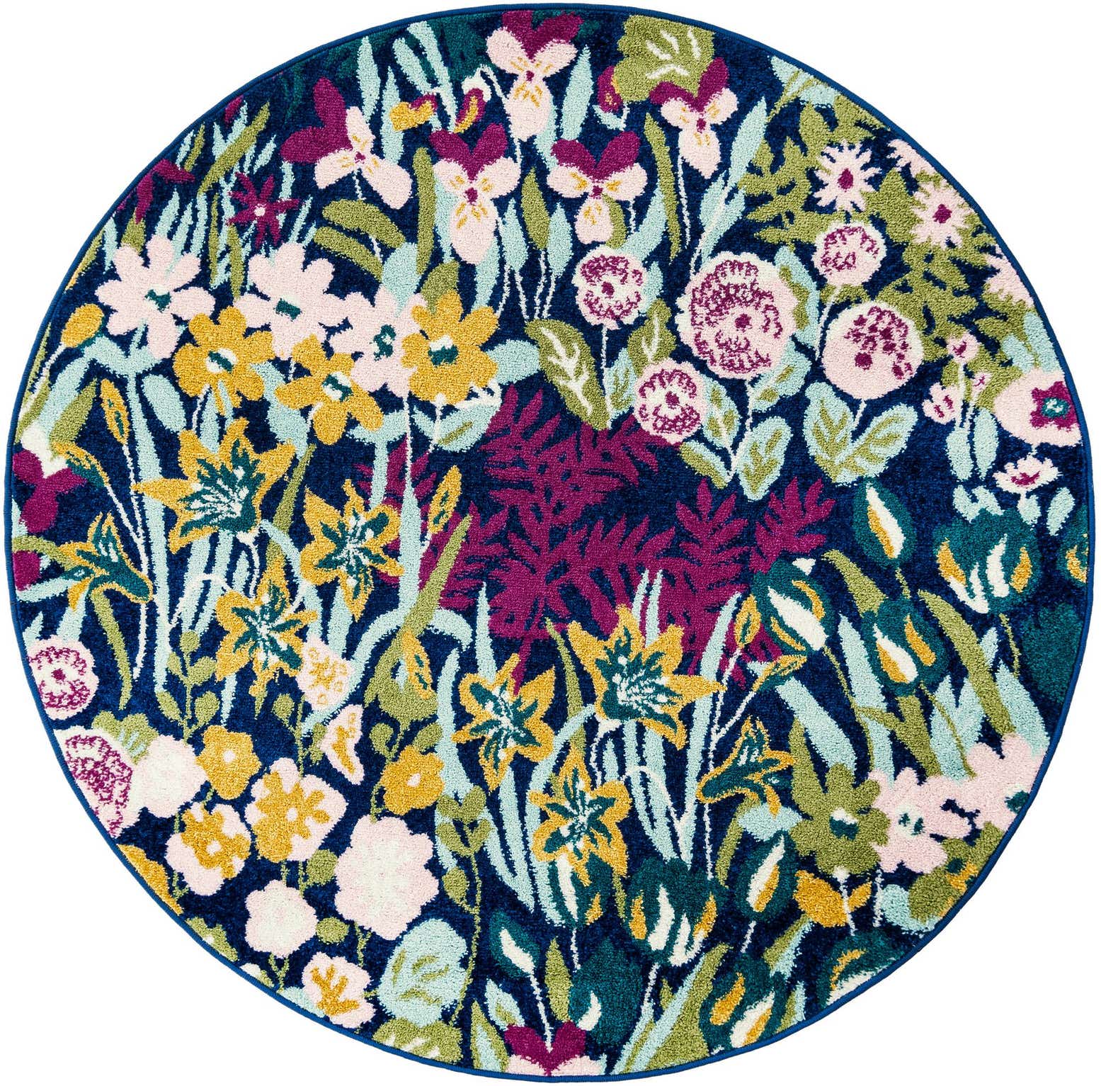 5' 3 x 5' 3 Bloom Round Rug