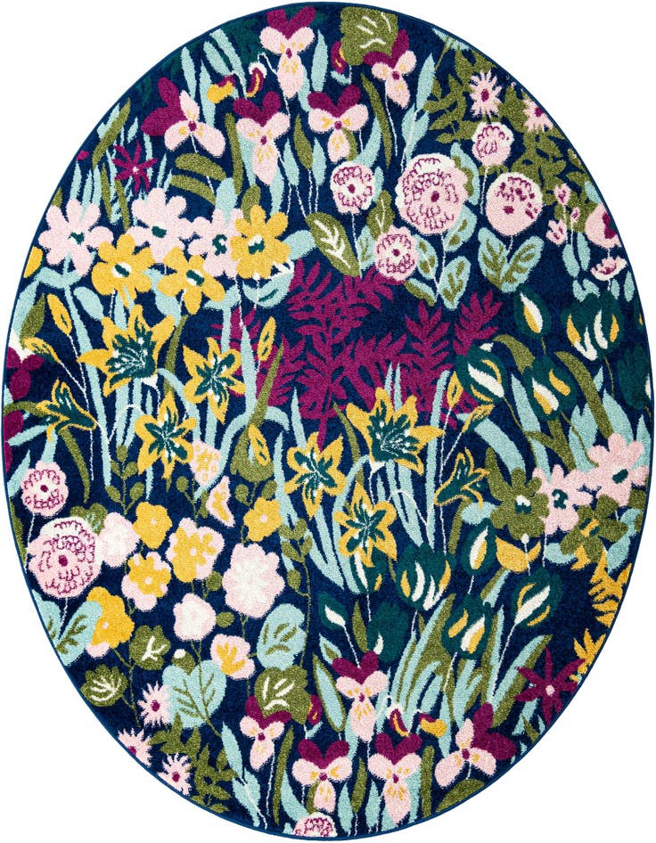 Detail image of 7' 10 x 7' 10 Bloom Round Rug