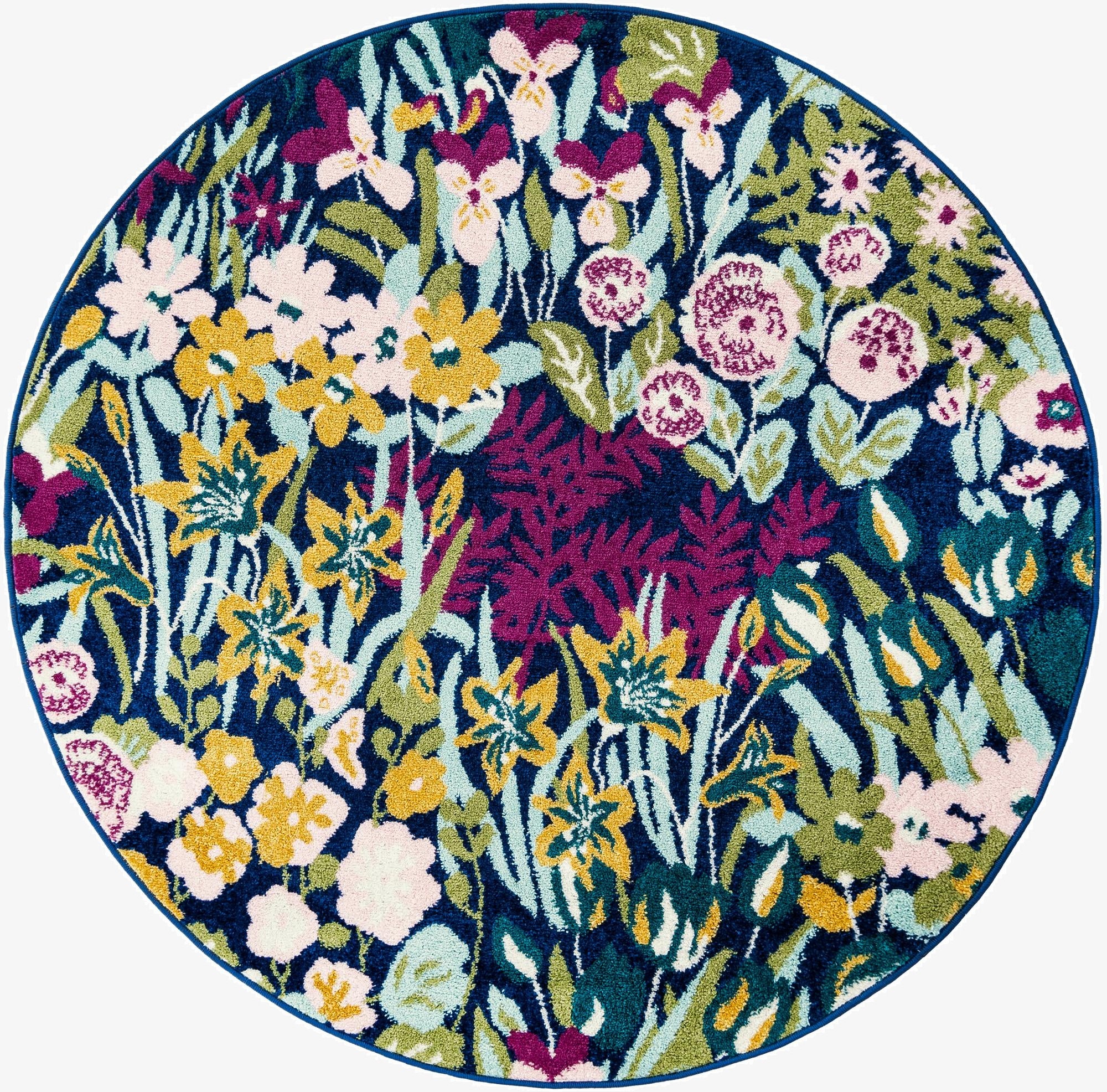 5' 3 x 5' 3 Bloom Round Rug