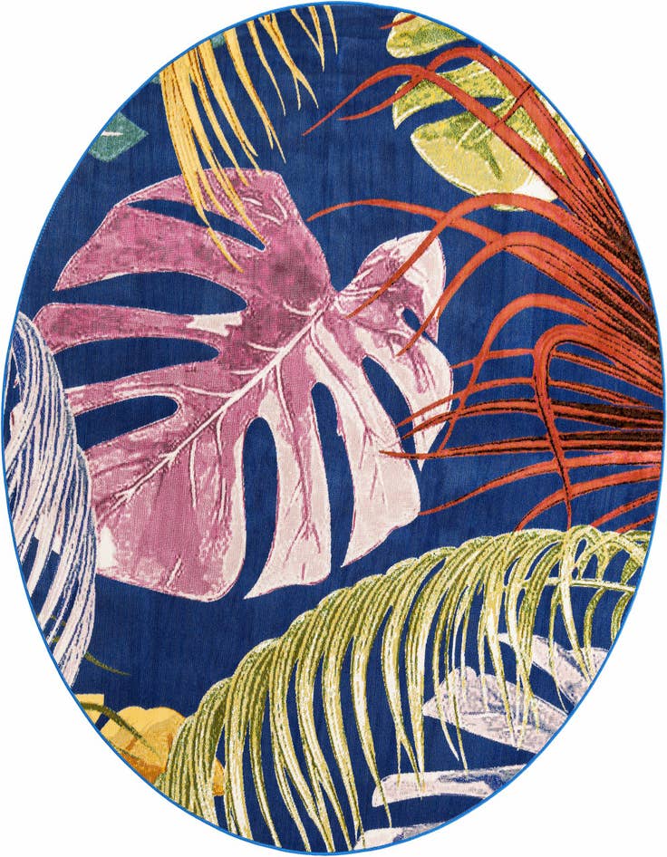 Detail image of 7' x 7' Blossom Round Rug