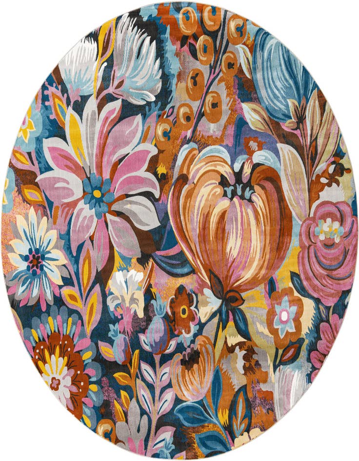 Detail image of 10' x 10' Blossom Round Rug