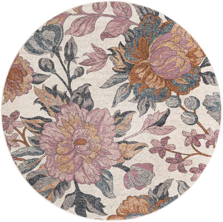8' x 8' Blossom Round Rug