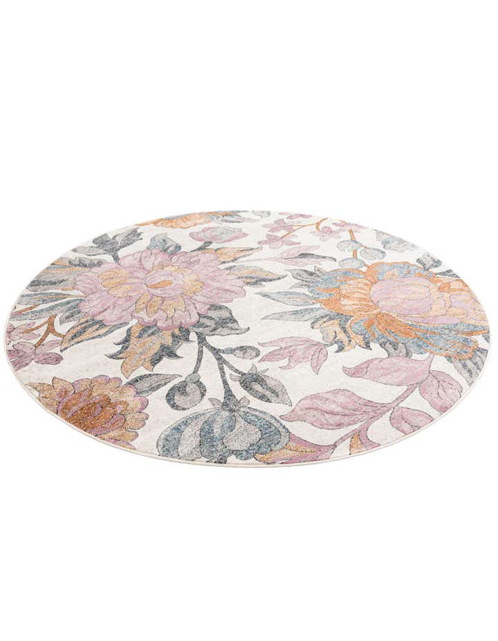 8' x 8' Blossom Round Rug