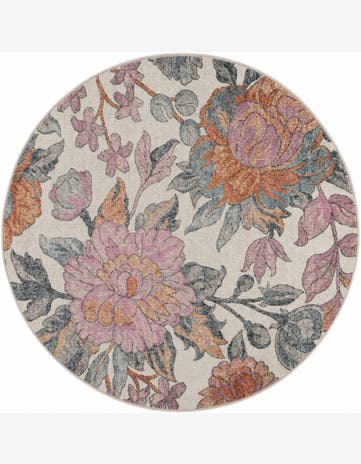 155cm x 155cm Blossom Round Rug