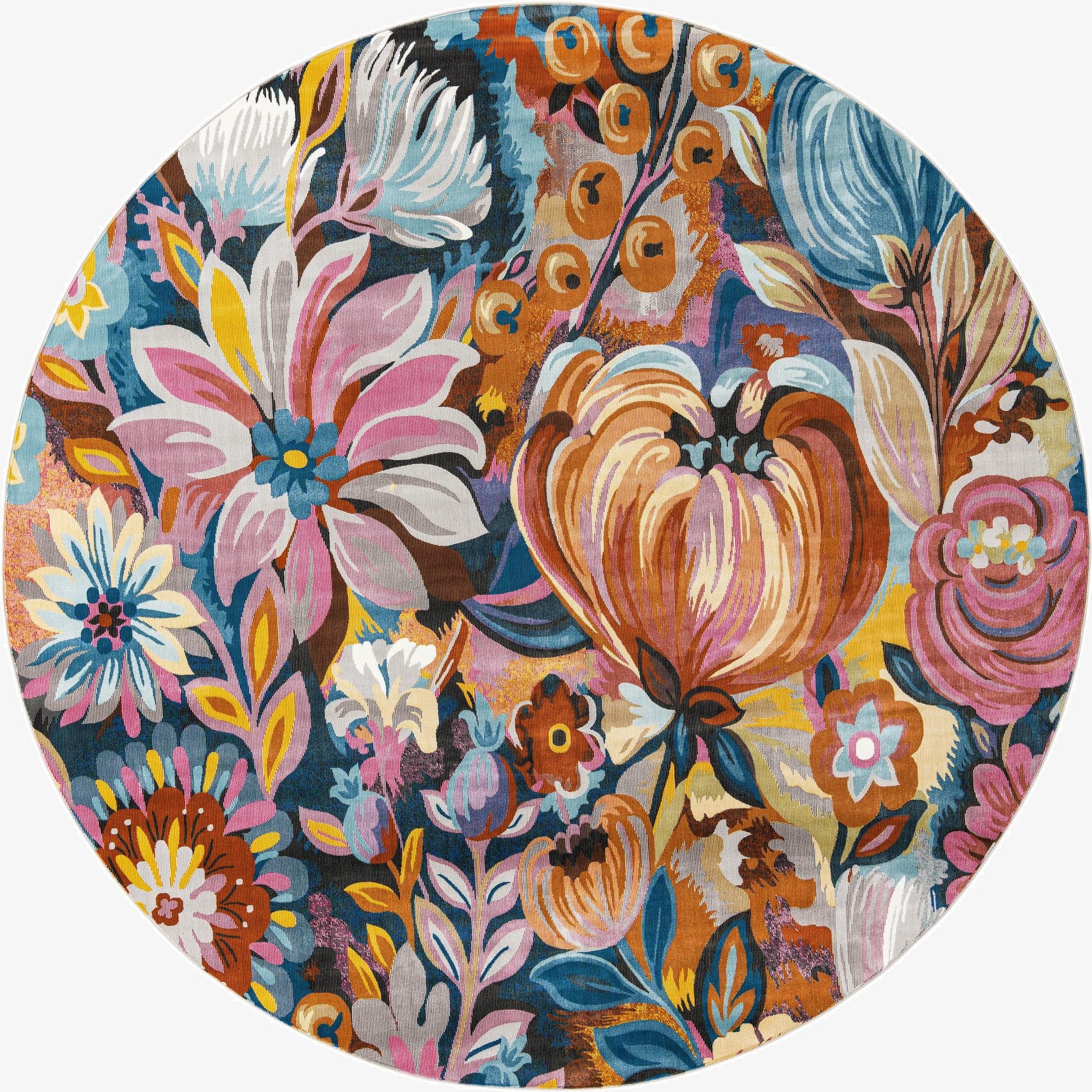 10' x 10' Blossom Round Rug