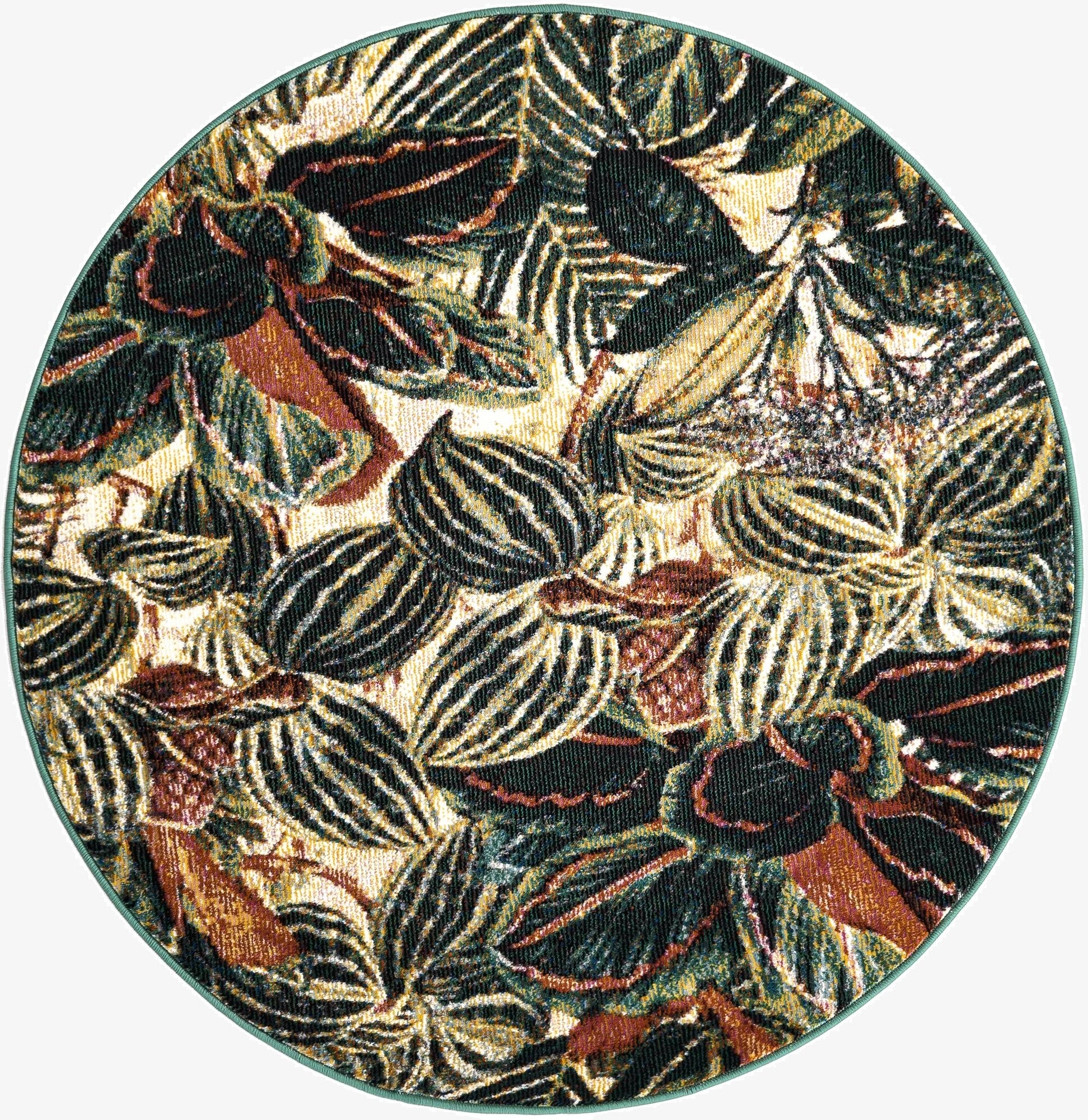 3' 3 x 3' 3 Blossom Round Rug