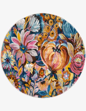 Blossom Round Rug