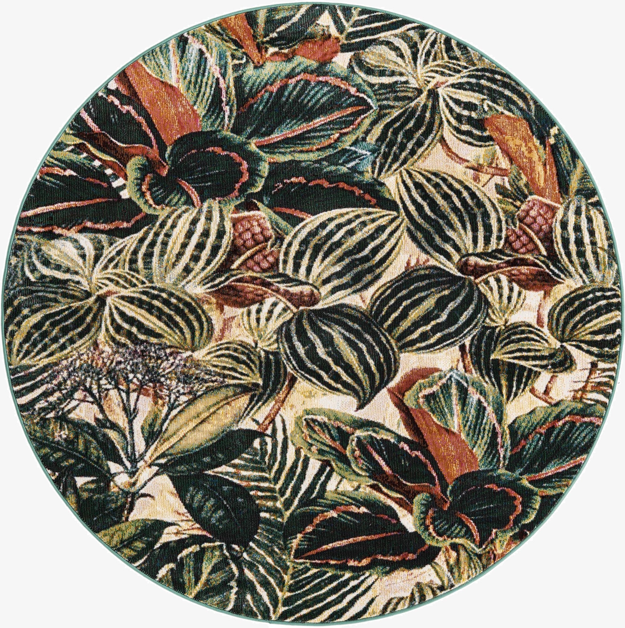 5' 3 x 5' 3 Blossom Round Rug