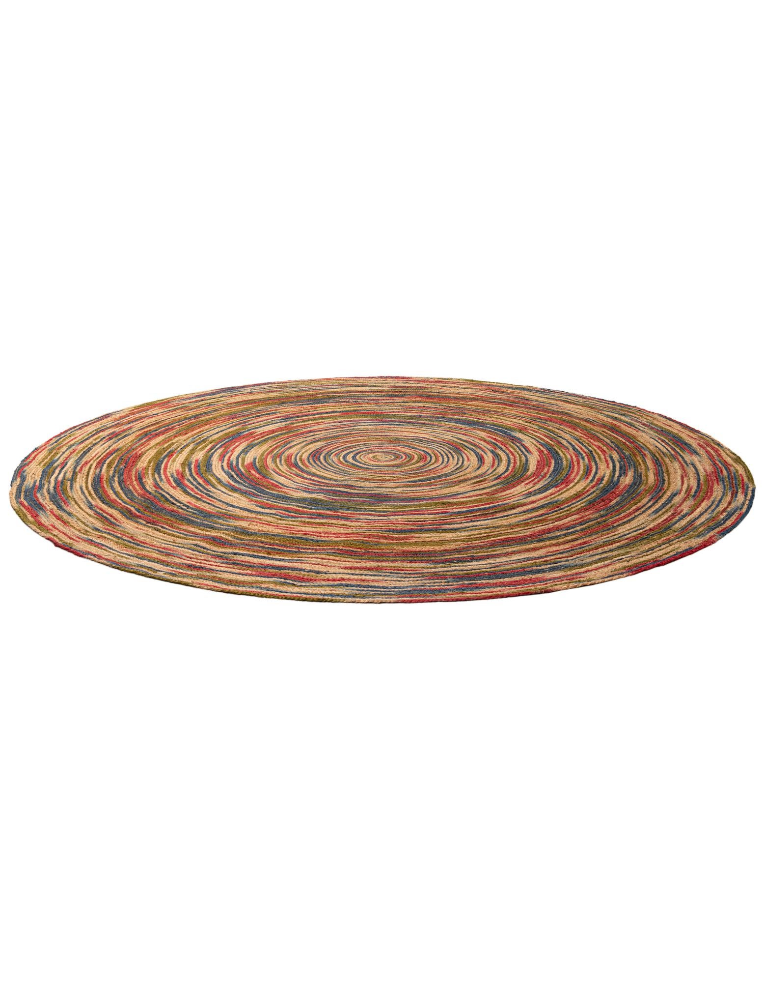 10' x 10' Handmade Braided Jute Round Rug