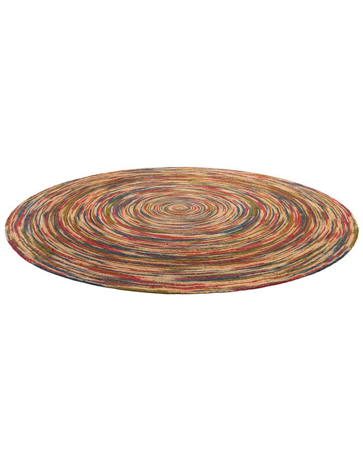 Detail image of 10' x 10'  Hand Braided Jute Round Rug