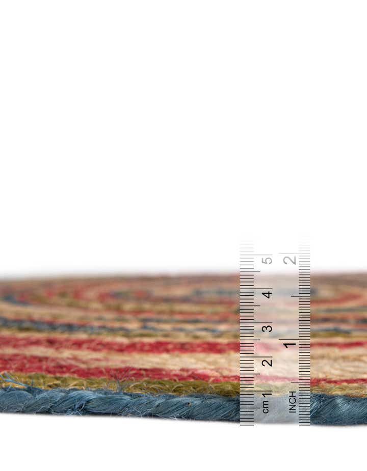 10' x 10' Handmade Braided Jute Round Rug