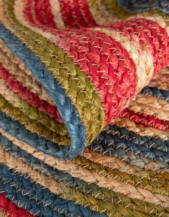 10' x 10' Handmade Braided Jute Round Rug