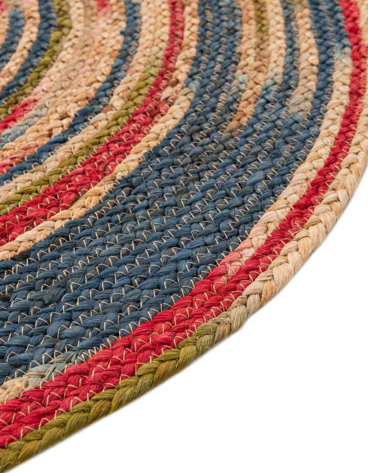 10' x 10' Handmade Braided Jute Round Rug