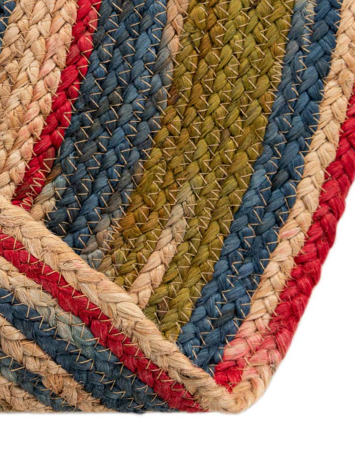 10' x 10' Handmade Braided Jute Round Rug