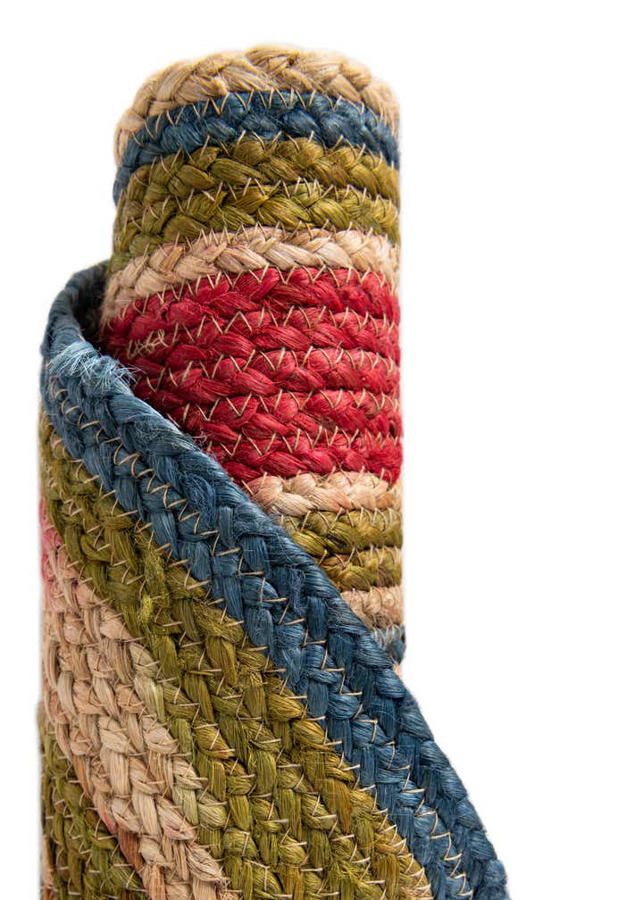 10' x 10' Handmade Braided Jute Round Rug