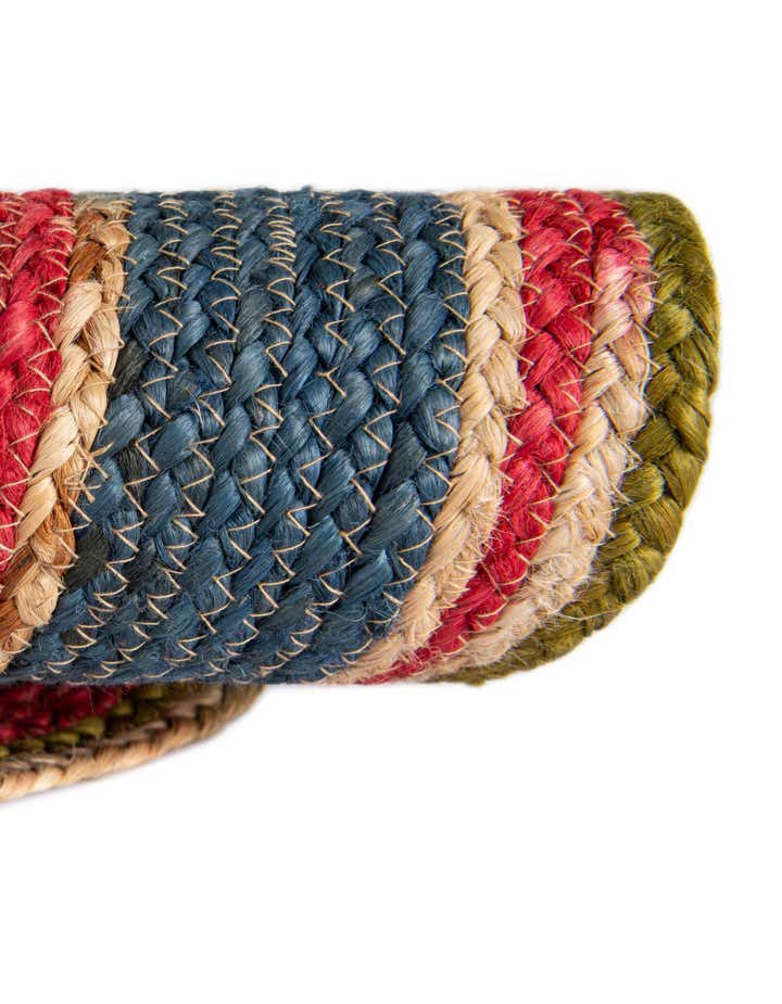 10' x 10' Handmade Braided Jute Round Rug