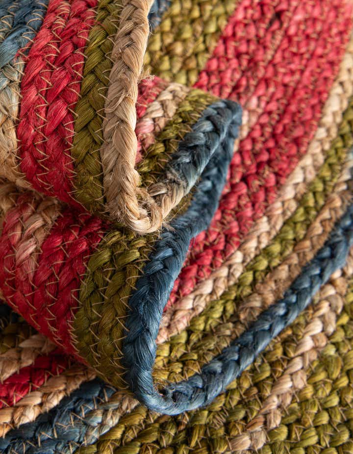 10' x 10' Handmade Braided Jute Round Rug