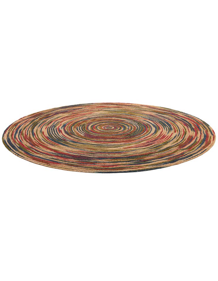 Detail image of 7' 10 x 7' 10  Hand Braided Jute Round Rug