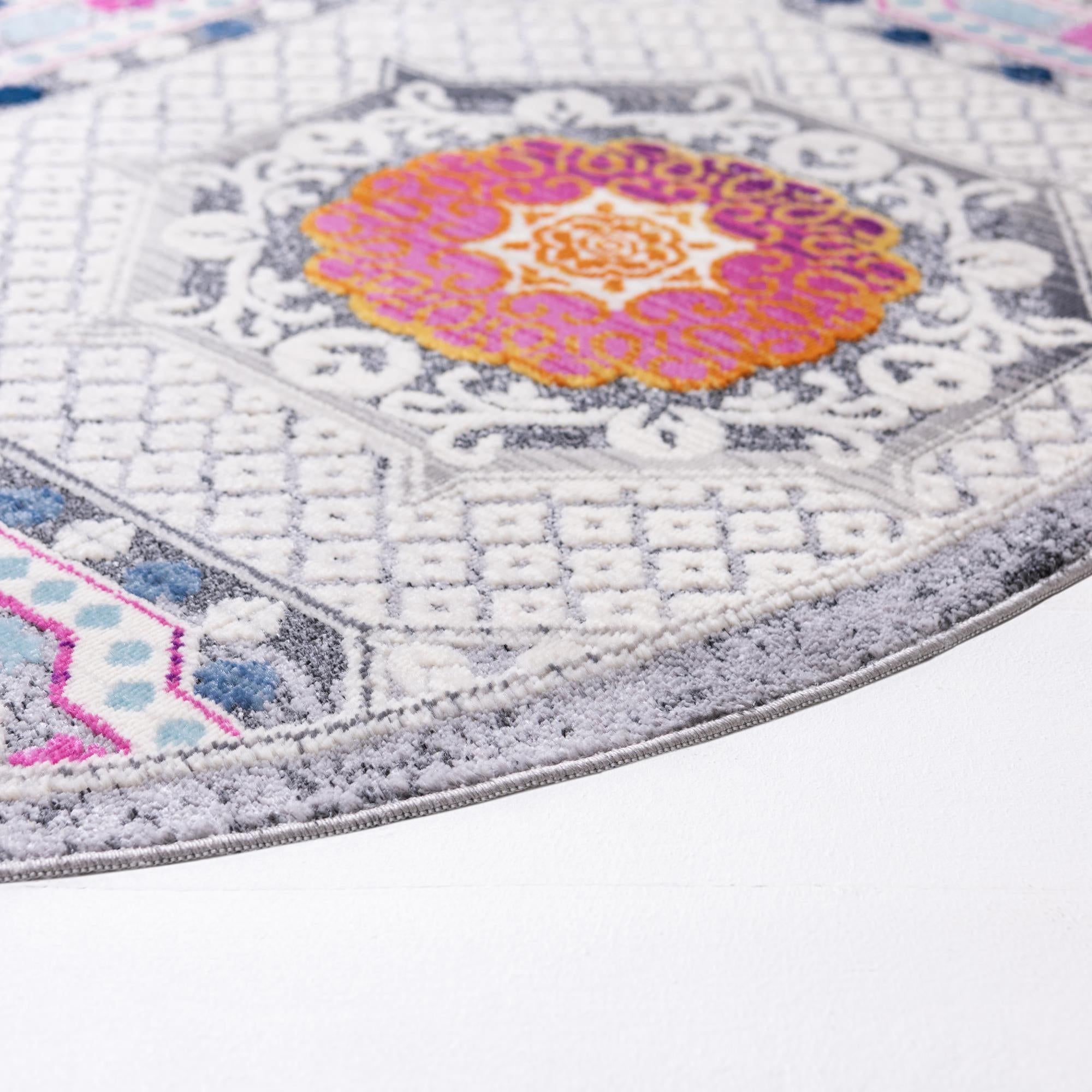 3' 7 x 3' 7 Budapest Round Rug