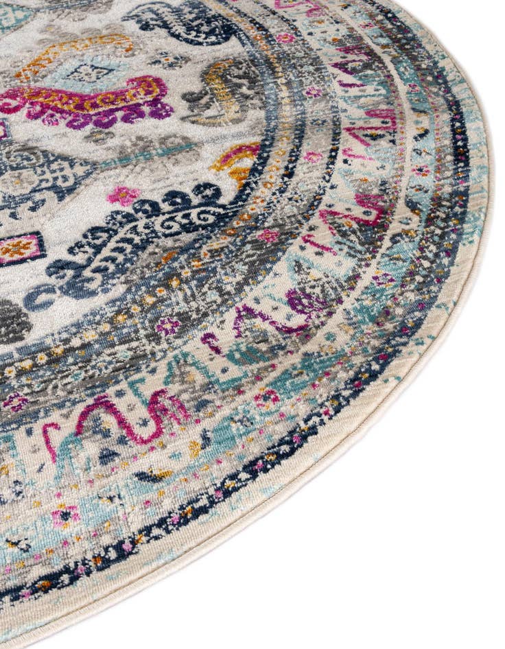 Detail image of 3' 7 x 3' 7 Budapest Round Rug