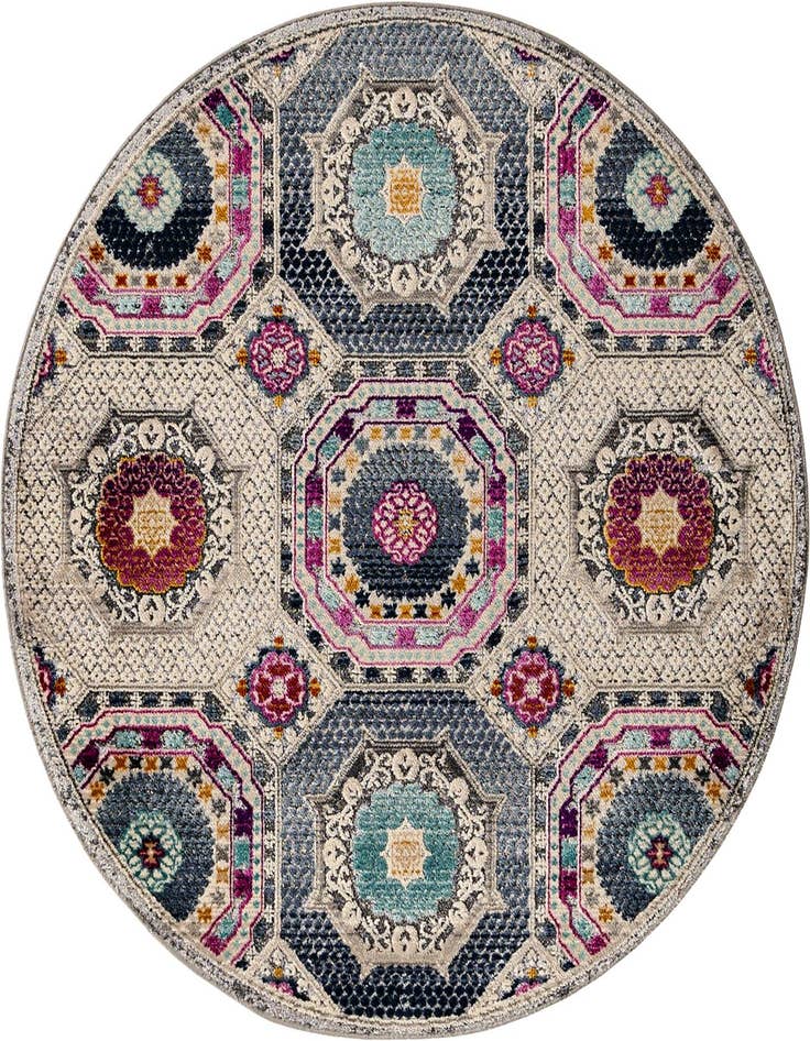 Detail image of 3' 7 x 3' 7 Budapest Round Rug
