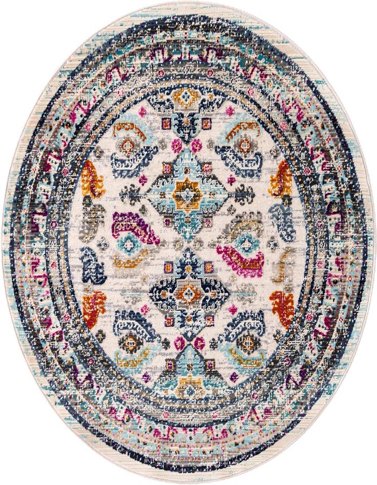 Detail image of 3' 7 x 3' 7 Budapest Round Rug