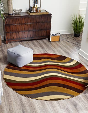 6' x 6' Cafe Round Rug