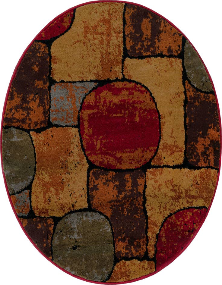 Detail image of 3' x 3' Cafe Round Rug