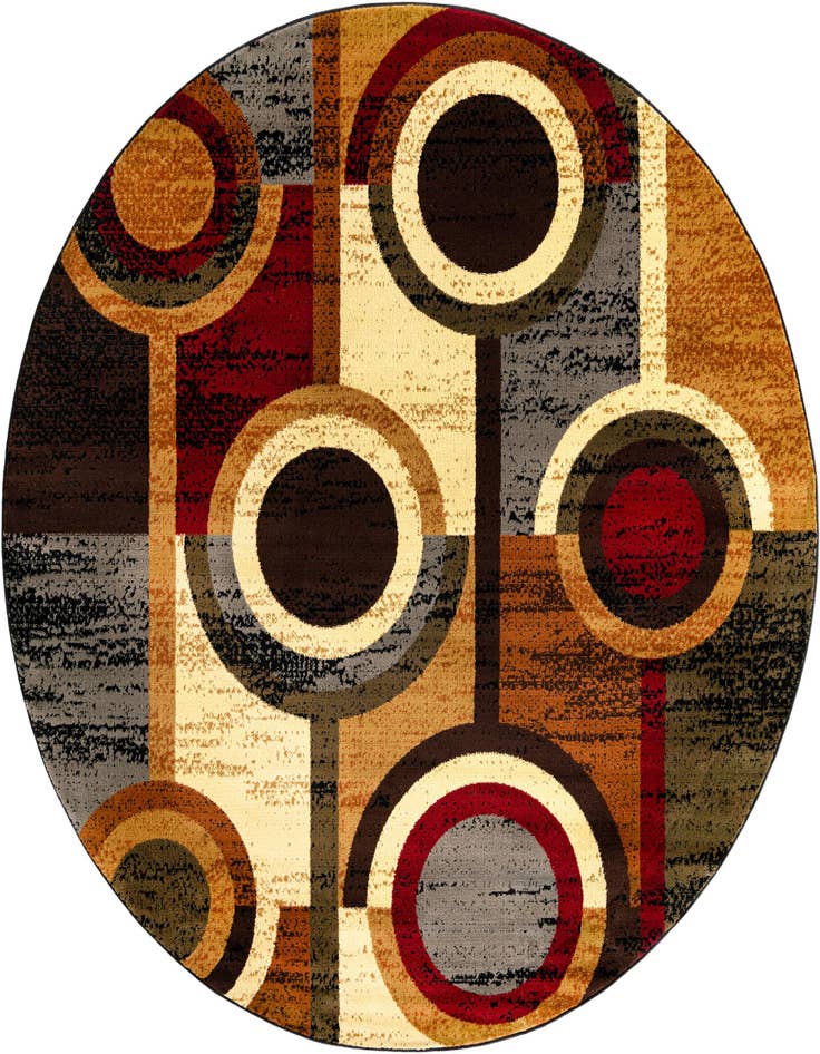 Detail image of 3' 3 x 3' 3 Cafe Round Rug