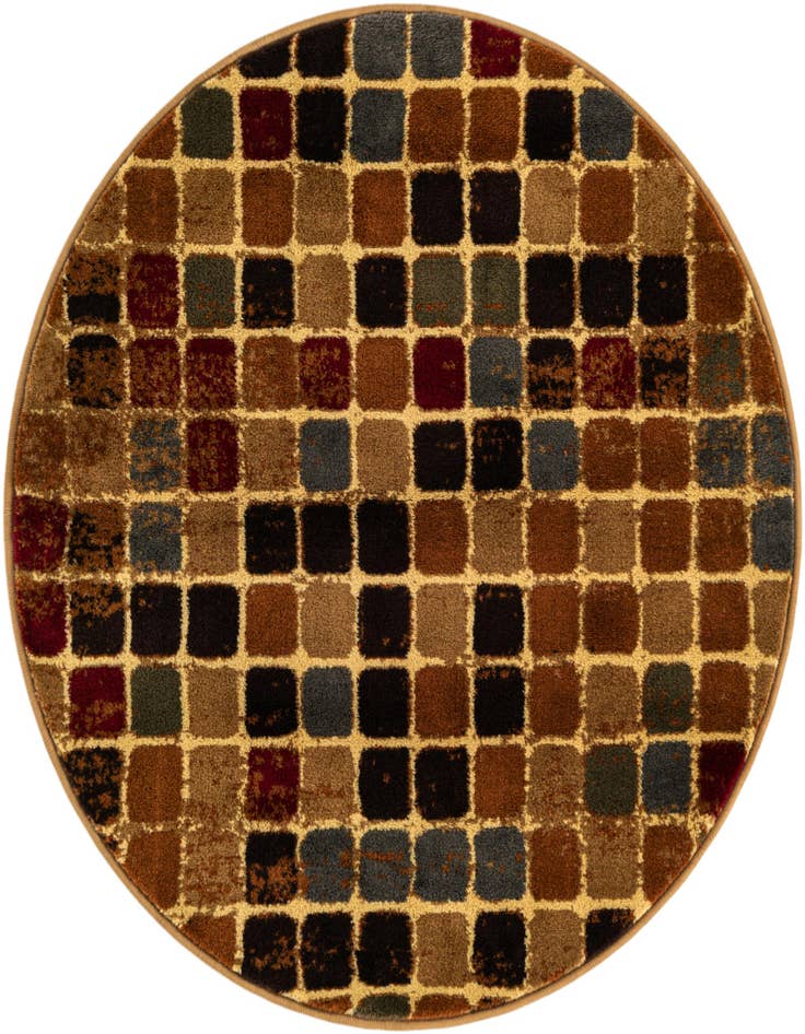 Detail image of 3' 3 x 3' 3 Cafe Round Rug