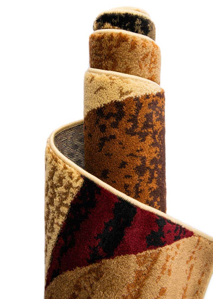 185cm x 185cm Café Tapis Rond
