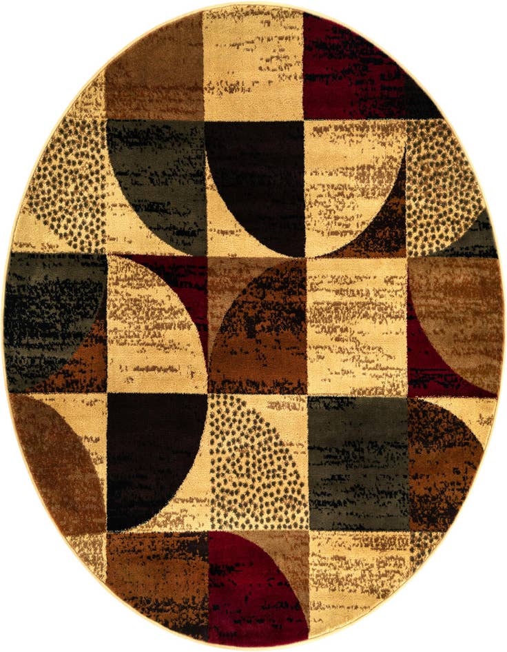 Detail image of 3' 3 x 3' 3 Cafe Round Rug