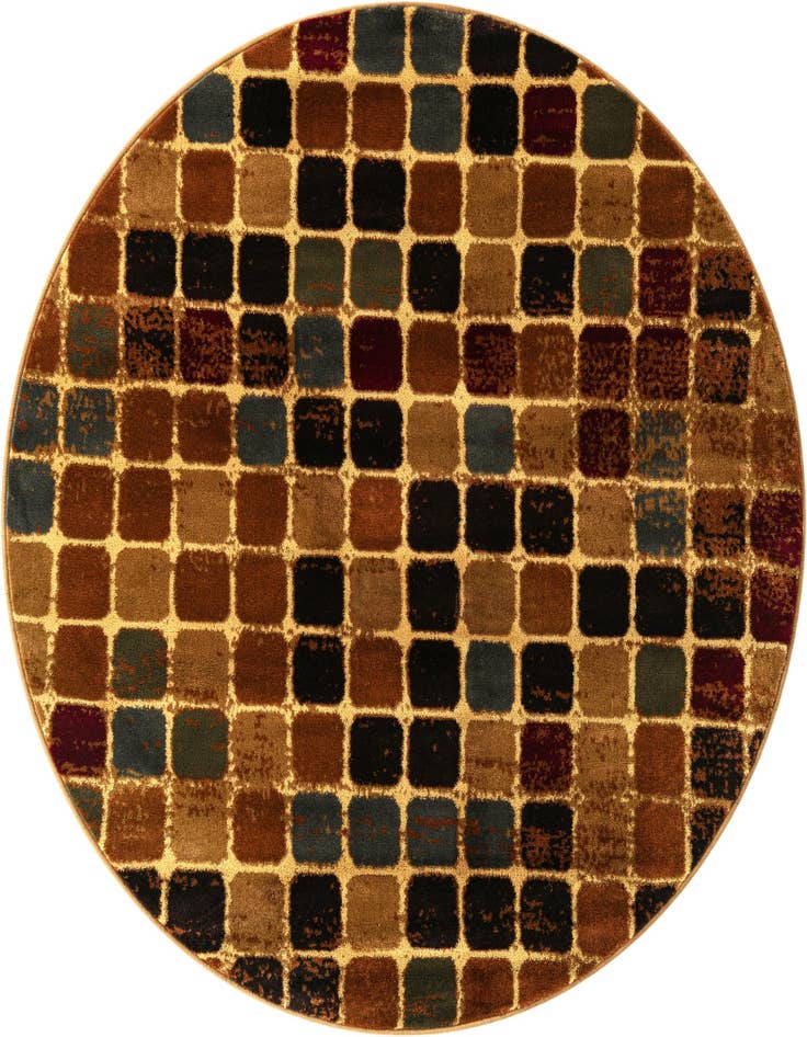 Detail image of 5' 3 x 5' 3 Cafe Round Rug