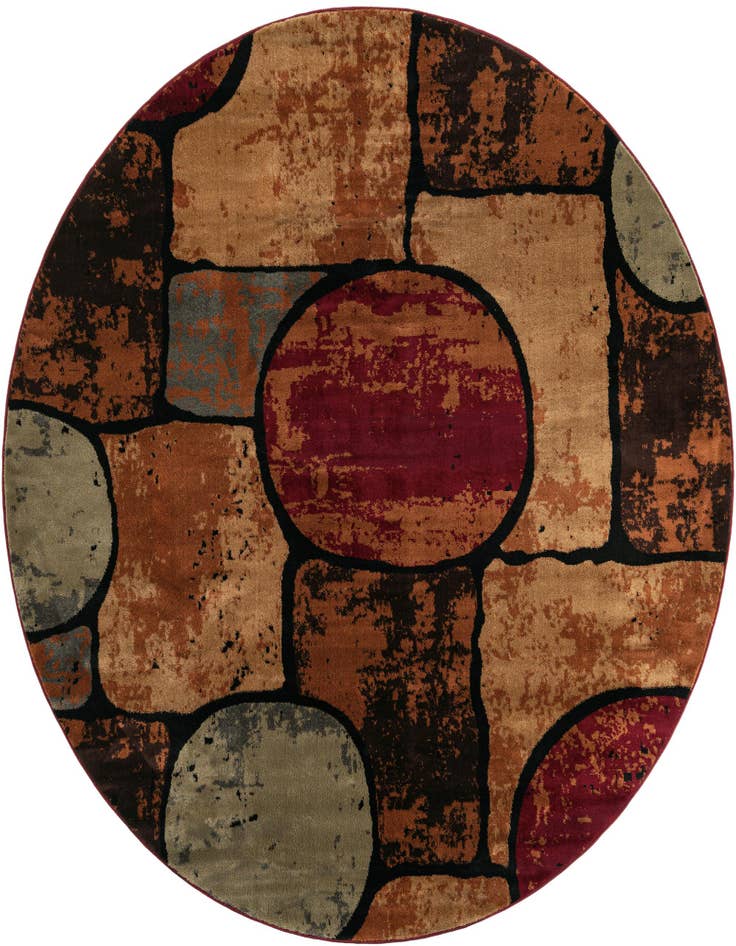 Detail image of 7' 10 x 7' 10 Cafe Round Rug