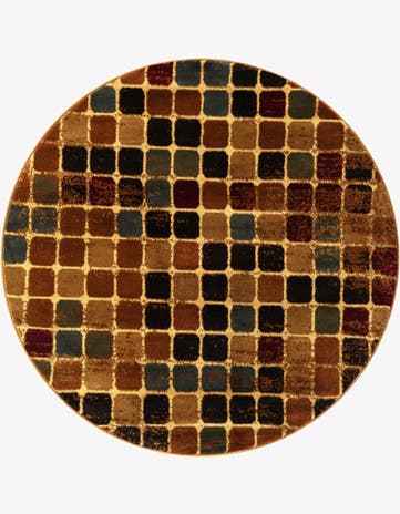 Cafe Round Rug