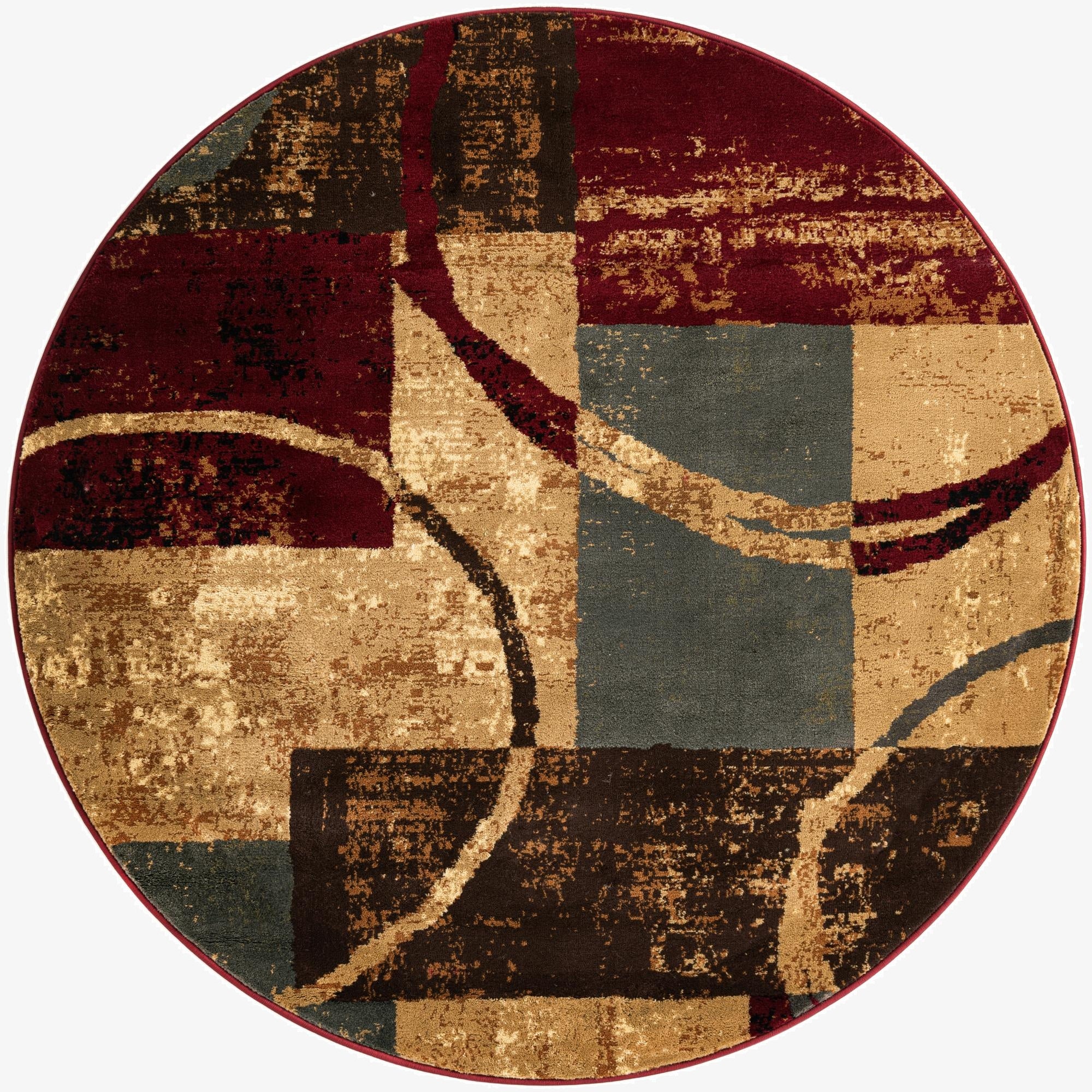 3' x 3' Cafe Round Rug