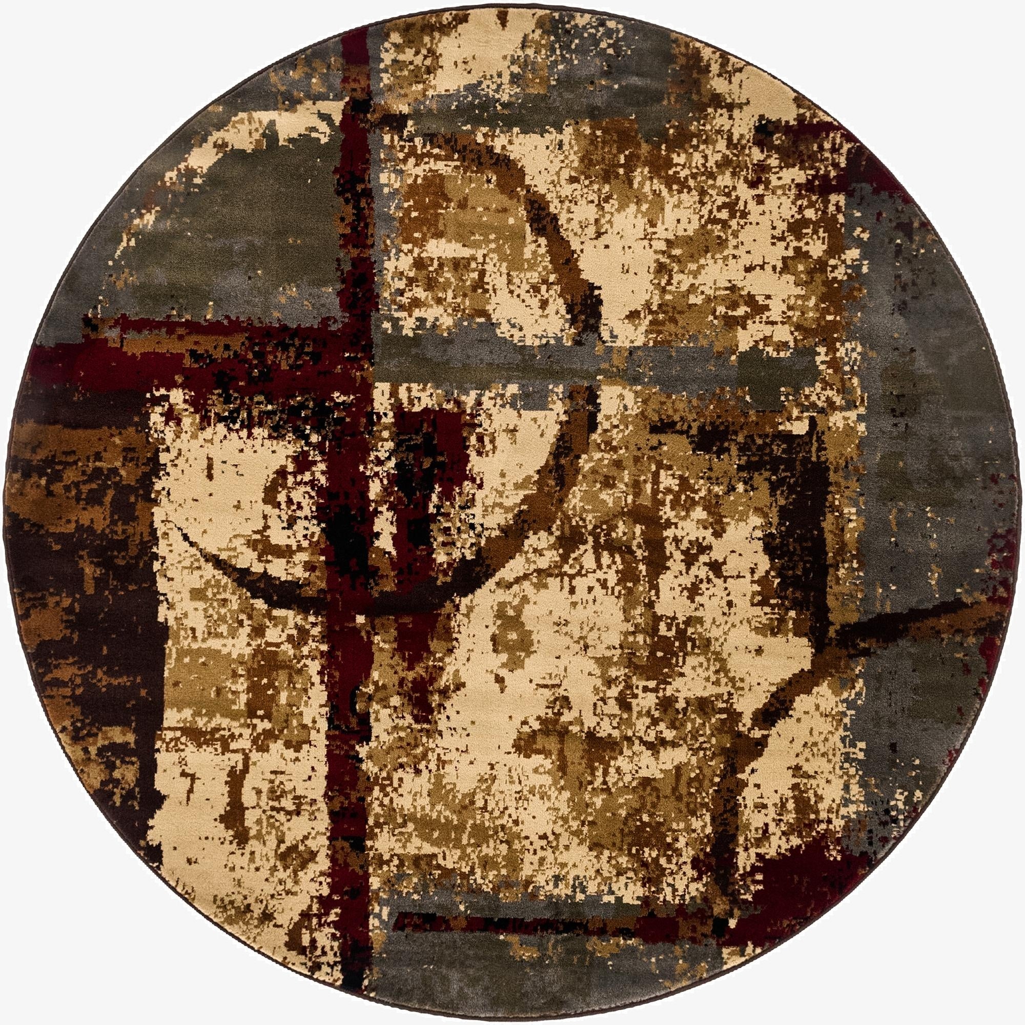 185cm x 185cm Coffee Shop Round Rug