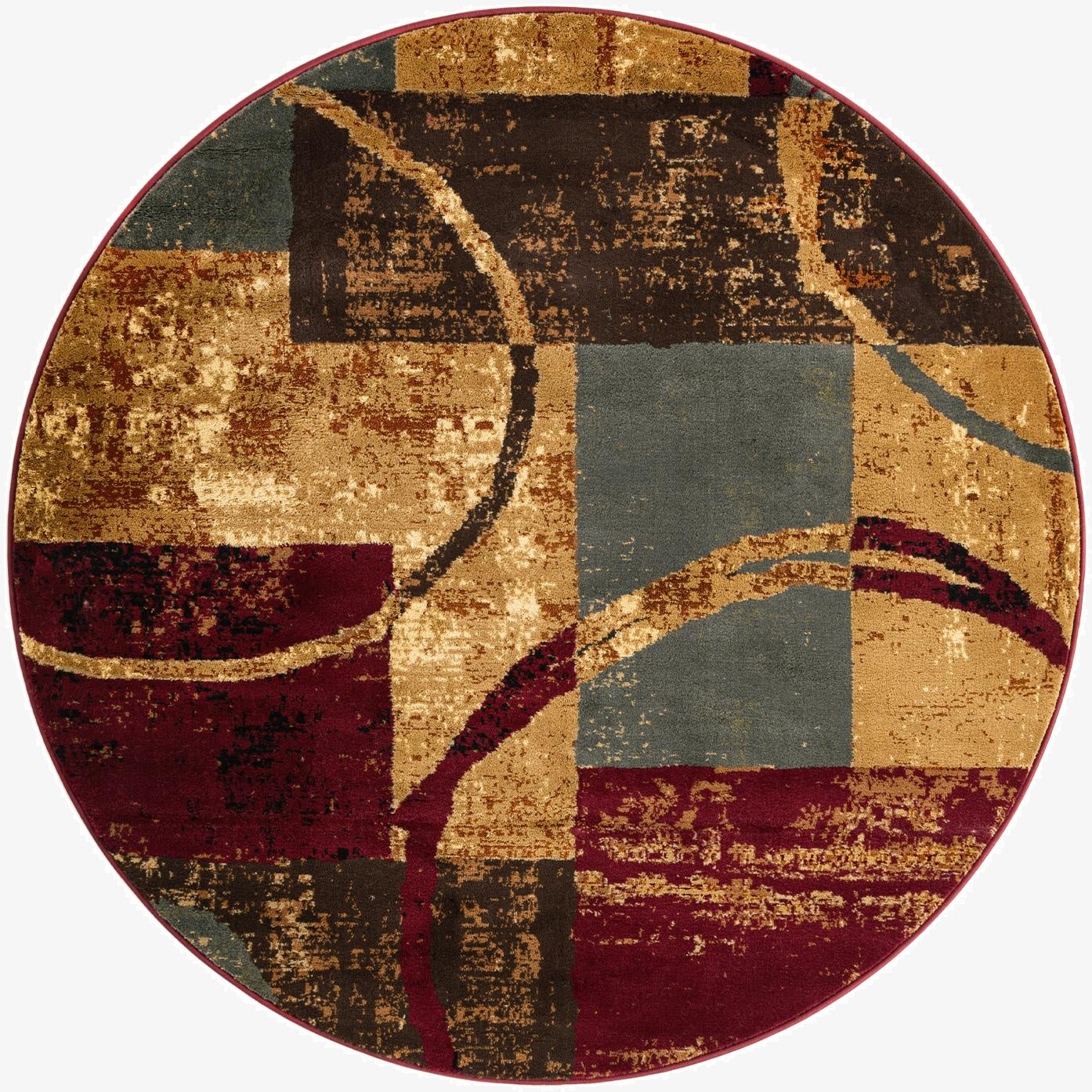 4' x 4' Cafe Round Rug