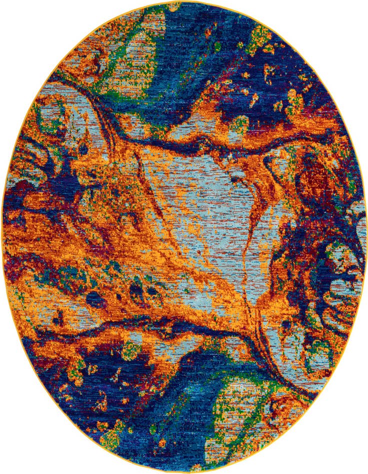 Detail image of 7' 10 x 7' 10 Calypso Round Rug