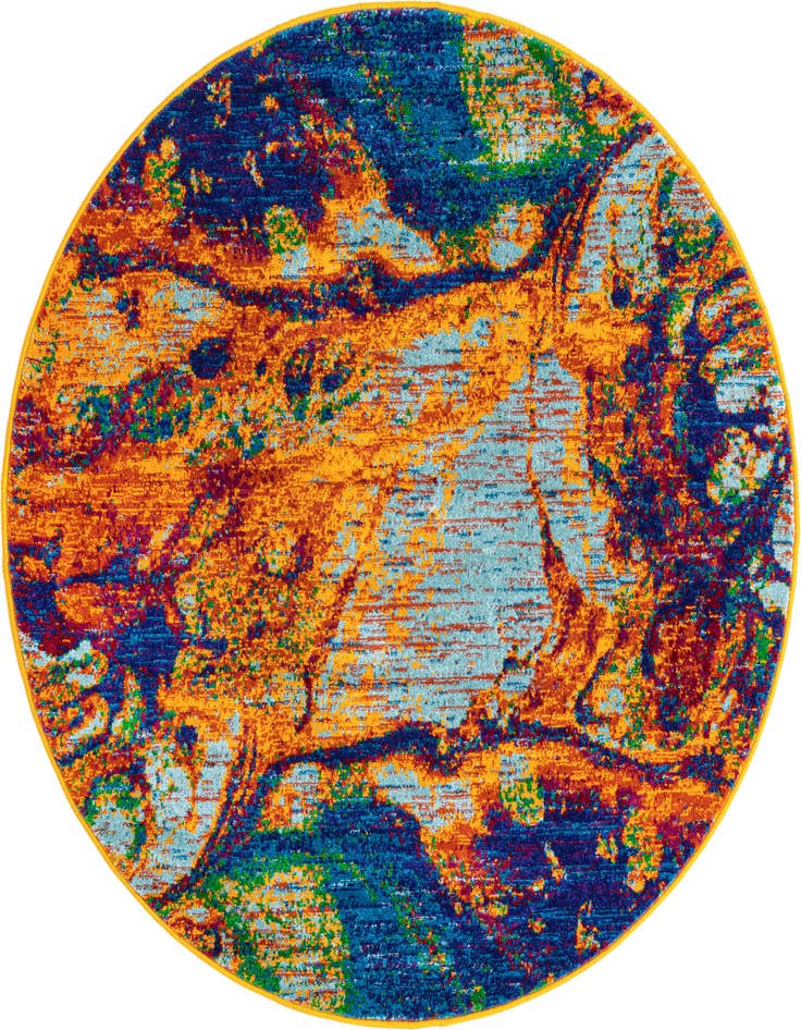Detail image of 4' x 4' Calypso Round Rug