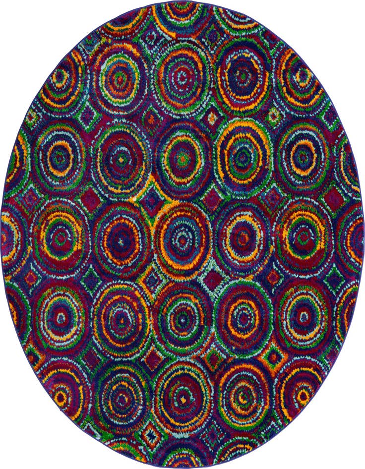 Detail image of 7' 10 x 7' 10 Calypso Round Rug