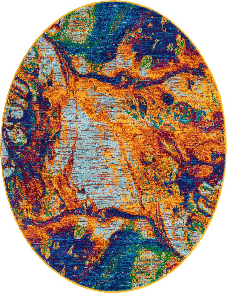 Detail image of 5' 3 x 5' 3 Calypso Round Rug
