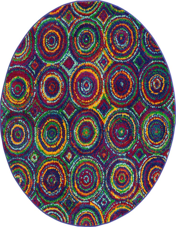 Detail image of 5' 3 x 5' 3 Calypso Round Rug