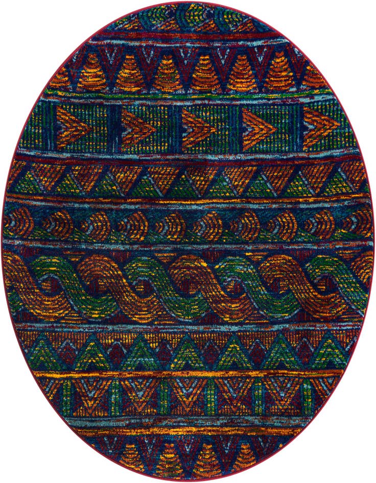 Detail image of 4' x 4' Calypso Round Rug