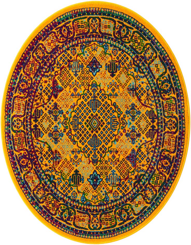 Detail image of 4' x 4' Calypso Round Rug