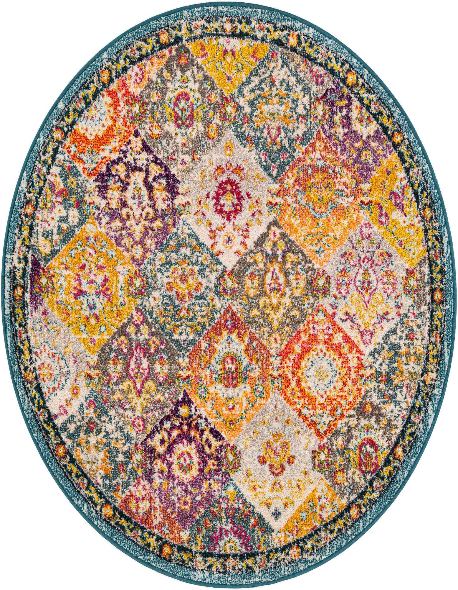 5' 3 x 5' 3 Carrington Round Rug