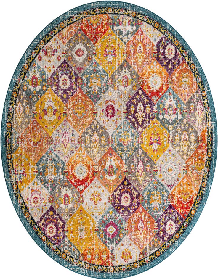Detail image of 10' x 10' Carrington Round Rug