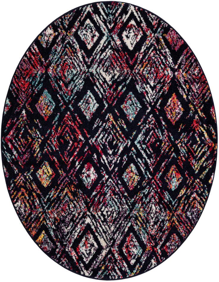 Detail image of 5' 3 x 5' 3 Carrington Round Rug